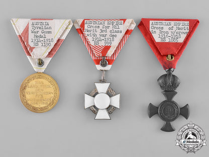 austria,_empire._three_medals,_awards,_and_decorations_m181_1606