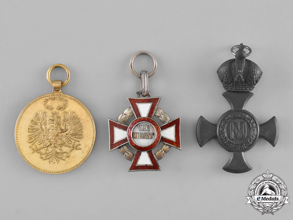 austria,_empire._three_medals,_awards,_and_decorations_m181_1607