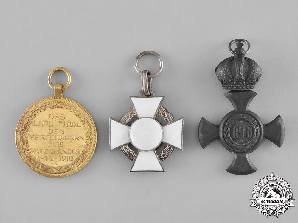 austria,_empire._three_medals,_awards,_and_decorations_m181_1608
