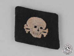 Germany, Ss. A Single 3Rd Panzer Division “Totenkop” Collar Tab; Horizontal Version