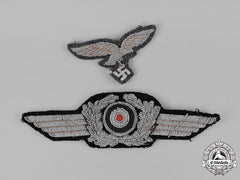 Germany, Luftwaffe. An Officer’s Visor Cap Insignia