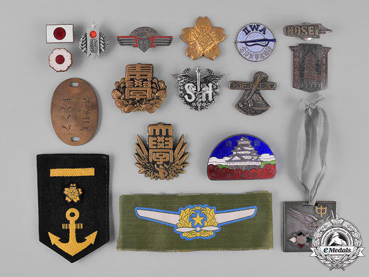japan,_empire._seventeen_military_insignia&_badges,_c.1940_m181_2125
