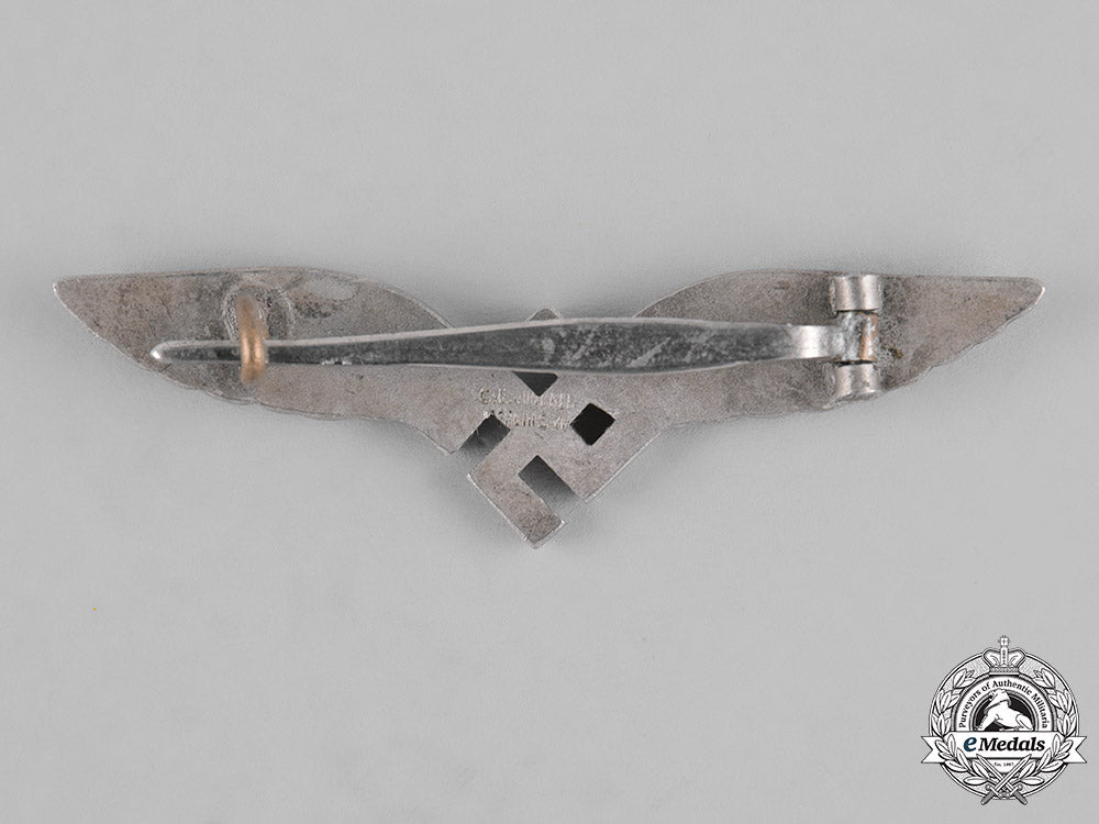 germany,_luftwaffe._a_cased_civilian_radio_operator_badge,_by_c.e._juncker_m181_2516