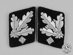 Germany, Waffen-Ss. A Set Of Mint Ss-Gruppenführer Collar Tabs, Ss Rzm Tagged