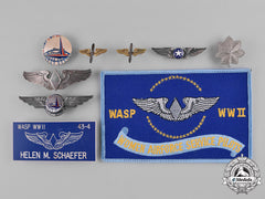 United States. A Women Air Force Service Pilot (Wasp) Group To Lieutenant Colonel Helen Marie Schaefer, 5Th Ferrying Group