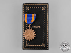 United States. An Air Medal To Aviation Radioman I Class Bradley Elton Hunter, United States Naval Reserve