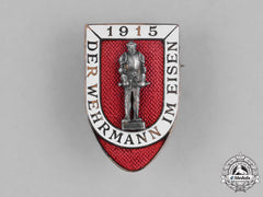 Austria, Imperial. A Defender In Armour (Wehrmann Im Eisen) Patriotic Badge