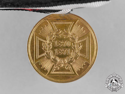 germany,_empire._a_war_commemorative_medal_of1870/1871,_mounted_m181_2996