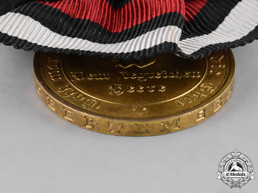 germany,_empire._a_war_commemorative_medal_of1870/1871,_mounted_m181_2998