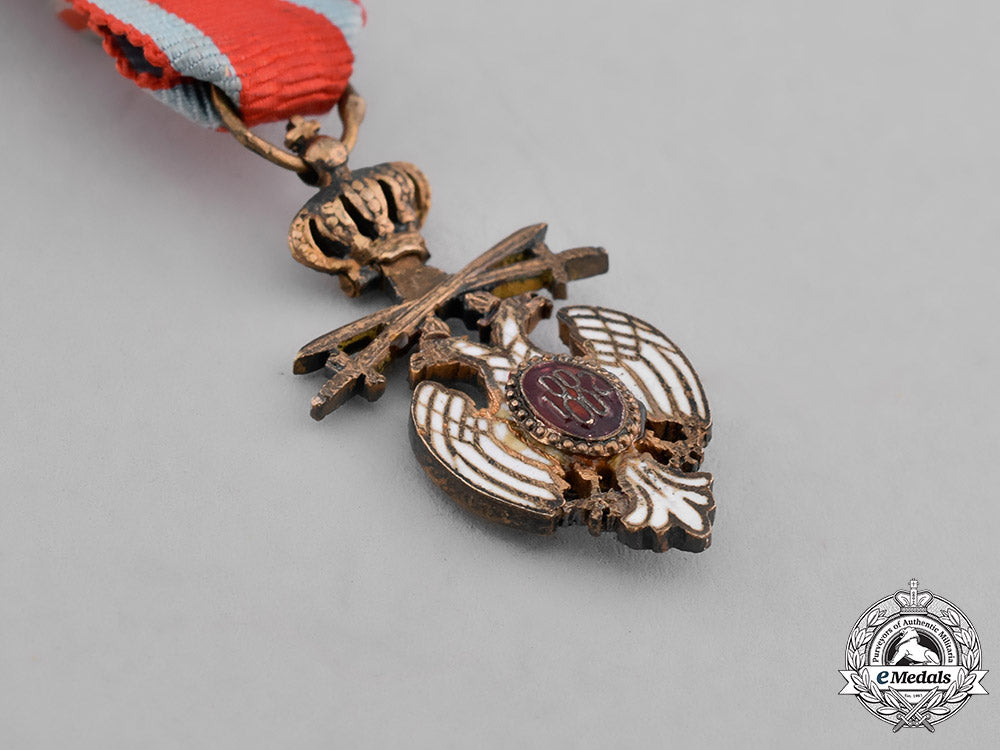 serbia._a_miniature_order_of_the_white_eagle,_officer,_type_ii(1903-1941)_m181_3092