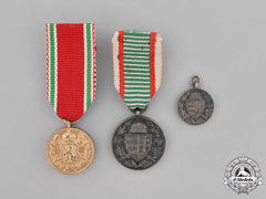 Bulgaria, Kingdom. Three First War Miniature Commemorative Medals