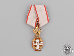 Denmark, Kingdom. A Miniature Order Of Dannebrog In Gold, Christian Ix (1863-1906)