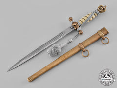 Germany, Kriegsmarine. A Kriegsmarine Naval Officer’s Dagger By Weyersburg & Kirschbaum, Solingen