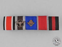 Germany, Wehrmacht. A Second War Period Medal Ribbon Bar