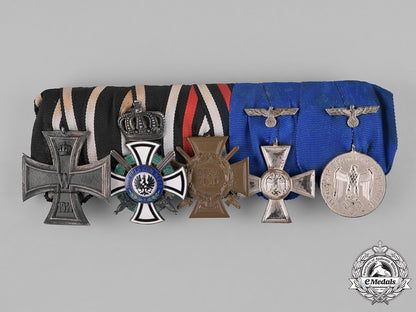 prussia,_state._a_medal_bar_with_a_houseorder_of_hohenzollern,_with_its_matching_ribbon_bar_m181_4591