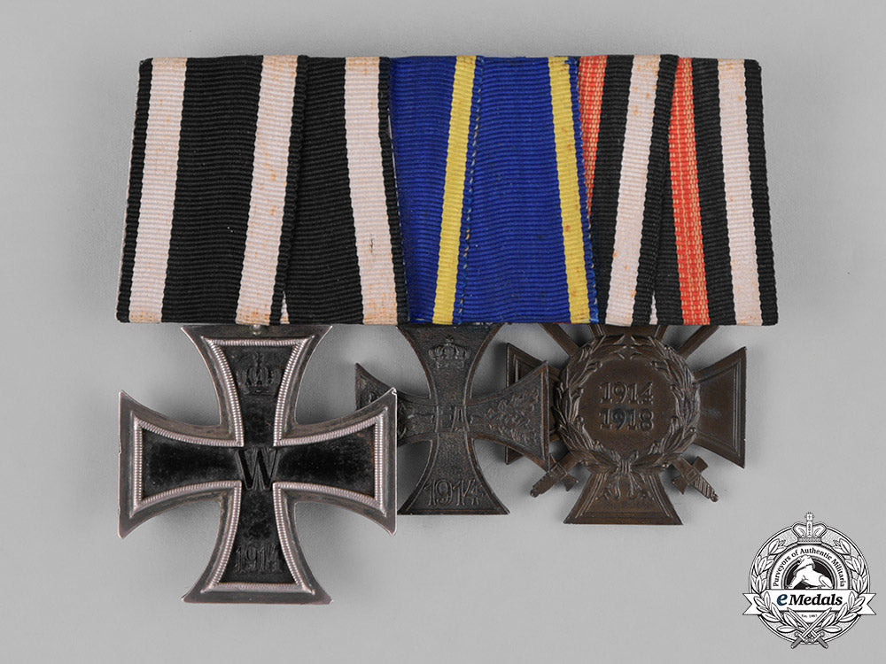 braunschweig,_dukedom._a_medal_bar_with_a_war_merit_cross_and_two_other_medals_and_awards_m181_4599