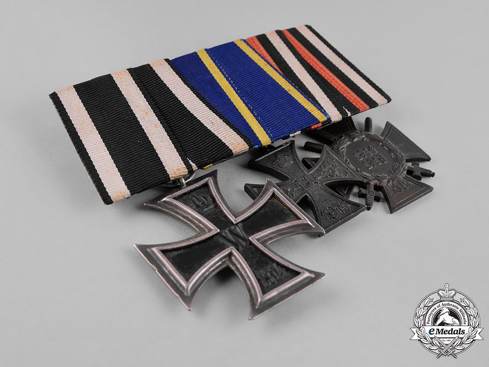 braunschweig,_dukedom._a_medal_bar_with_a_war_merit_cross_and_two_other_medals_and_awards_m181_4601