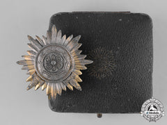 Germany, Third Reich. A Cased Gold Grade Eastern Peoples Bravery Medal, First Class With Swords
