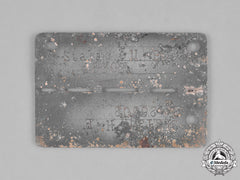 Germany, Third Reich. A Stalag Ii-E (Schwerin) Identification Tag, Numbered 26302