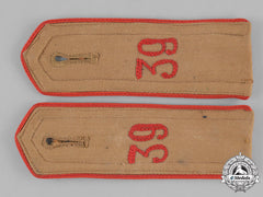 Germany, Hj. A Set Of Matching Hj Stab 39 Shoulder Straps
