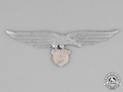 Germany, Ordnungspolizei. A Factory Protection Police (Werkschutzpolizei) Visor Cap Eagle