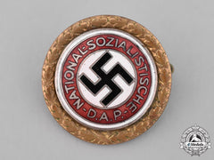 Germany, Nsdap. A Golden Party Badge To Robert Benda, C.1934