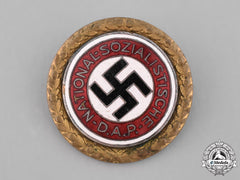 Germany, Nsdap. A Golden Party Badge Awarded To Otto Rick, By Deschler & Sohn