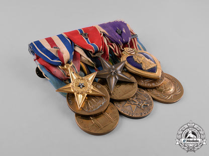 united_states._a_korean_silver_star,_bronze_star,_purple_heart_group_to_private_first_class_andrew_brill_m181_5328