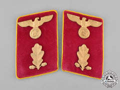 Germany, Nsdap. A Pair Of Rzm-Marked Reichs Level Abschnittsleiter Collar Tabs