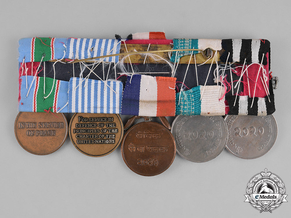 nepal,_kingdom._a_korea&_long_service_medal_bar_m181_5566_1_1