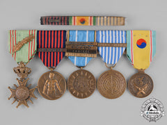 Belgium (Kingdom). Korean War Service Group Of Five
