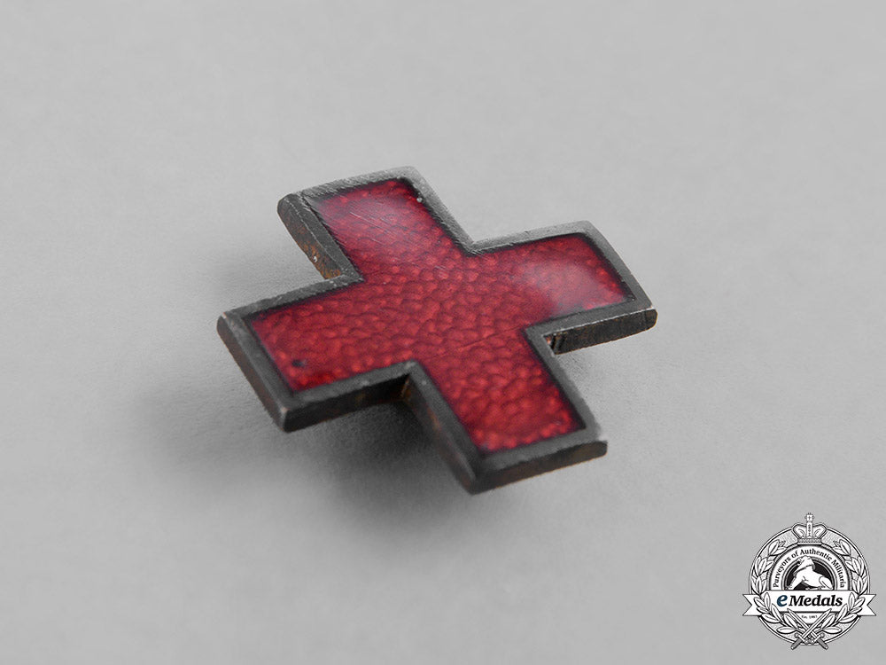 denmark,_kingdom._a_red_cross_badge_of_merit,_i_class_with_red_cross_lapel_pin_m181_5635_1_1