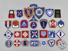 United States. A Lot Of Fifty-One Second War United States Army Embroidered Patches