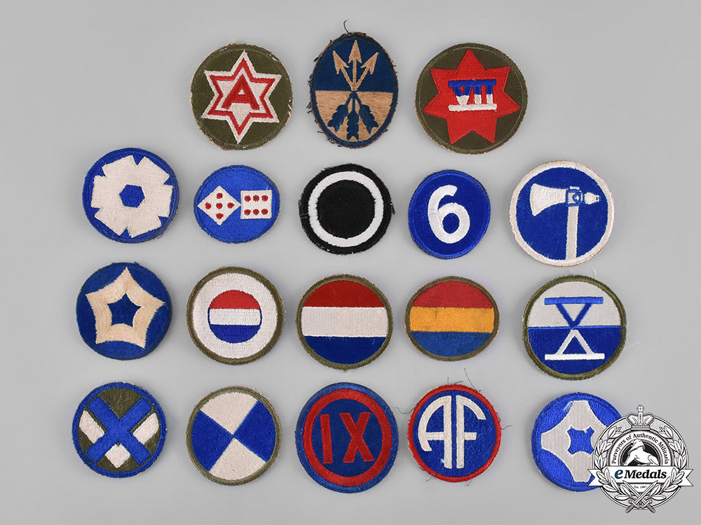 united_states._a_lot_of_fifty-_one_second_war_united_states_army_embroidered_patches_m181_5722