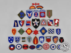 United States. A Lot Of Fifty-Three Second War United States Army Embroidered Patches