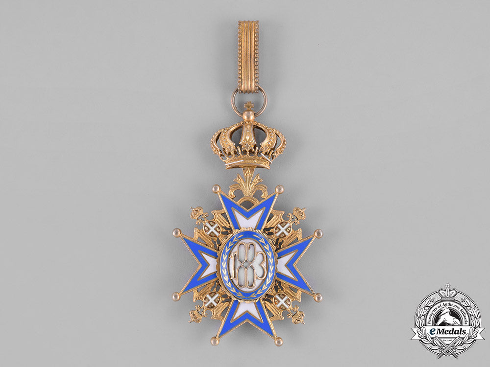 serbia,_kingdom._an_order_of_st._sava,_iii_class_commander,_by_huguenin,_c.1935_m181_5786