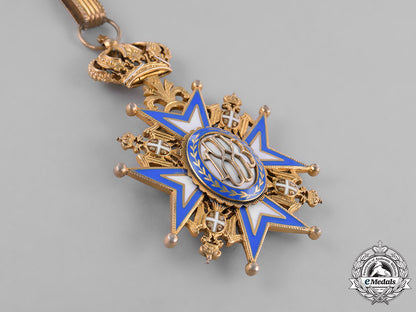serbia,_kingdom._an_order_of_st._sava,_iii_class_commander,_by_huguenin,_c.1935_m181_5788
