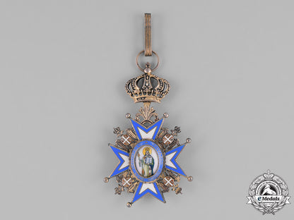 serbia,_kingdom._an_order_of_st._sava,_ii_class_grand_officer,_by_huguenin,_c.1935_m181_5795_1_1_1