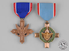United States. Two Gallantry  Crosses