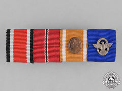 Germany, Wehrmacht. A Third Reich Period Wehrmacht Medal Ribbon Bar