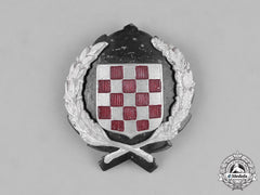 Croatia. An Army Officer’s Cap Badge, C.1941