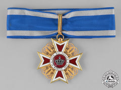 A Romanian Order Of The Crown Of Romania, Commander, Civil Division, Type I (1881-1932)