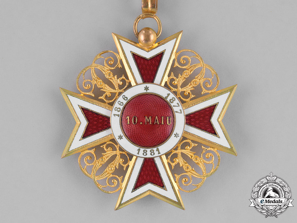 a_romanian_order_of_the_crown_of_romania,_commander,_civil_division,_type_i(1881-1932)_m181_7100