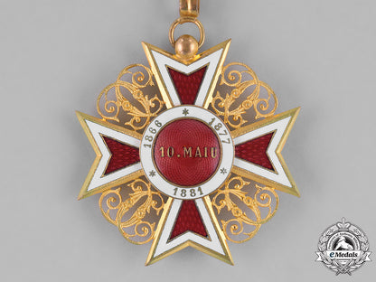 a_romanian_order_of_the_crown_of_romania,_commander,_civil_division,_type_i(1881-1932)_m181_7100