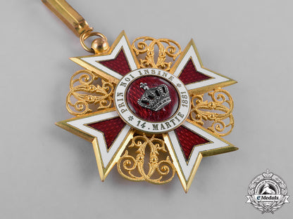 a_romanian_order_of_the_crown_of_romania,_commander,_civil_division,_type_i(1881-1932)_m181_7101