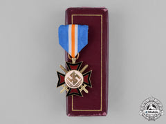 Netherlands, Nsb. A Nsb Mussert Bravery Cross, With Case