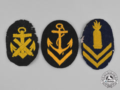 Germany, Kriegsmarine. A Group Of Second War Period Kriegsmarine Petty Officer Career Patches
