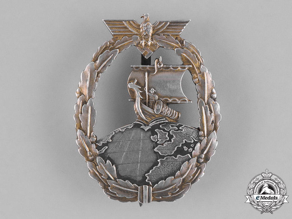 germany,_kriegsmarine._a_japanese-_made_auxiliary_cruiser_badge_of_oberbootsmann_karlheinz_cares_m181_7245