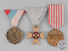 Serbia, Kingdom. Three Awards, Medals, & Decorations