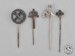 Germany, Third Reich. A Group Of Third Reich Period Stick Pins